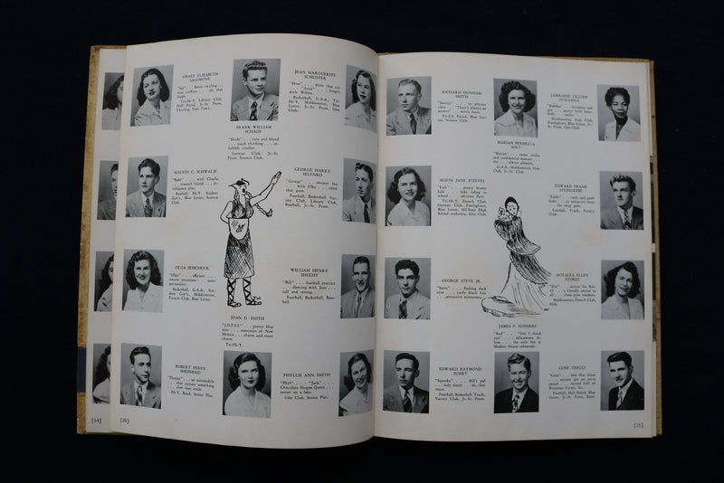 1947 BLUE LETTER METUCHEN HIGH SCHOOL YEARBOOK - METUCHEN, NEW JERSEY - YB 3455
