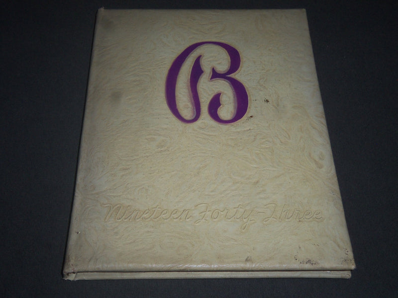 1943 THE PURPLE BOGOTA HIGH SCHOOL YEARBOOK - NEW JERSEY - PHOTOS - YB 959