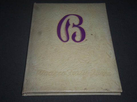 1943 THE PURPLE BOGOTA HIGH SCHOOL YEARBOOK - NEW JERSEY - PHOTOS - YB 959