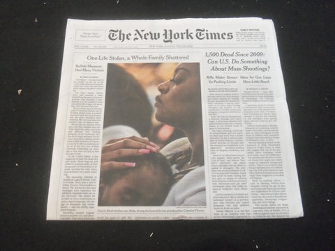 2022 MAY 29 NEW YORK TIMES - 1,500 DEAD SINCE 2009: CAN U.S. DO SOMETHING?