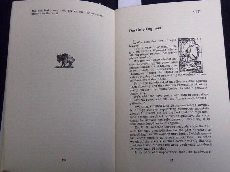 1953 WYOMING ROUNDUP BOOK BY BRAD SLACK - SOFTCOVER - J 8191