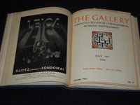 1933-1937 THE GALLERY PHOTOGRAPHY MAGAZINE BOUND VOLUMES NO. 1-5 - KD 655