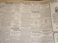 1923 JUNE 8 NEW YORK TIMES - RUNAWAY TROLLEY WRECKS HOUSE KILLS GIRL - NT 8660
