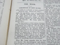 1897-1898 THE ACADEMY WEEKLY REVIEW OF LITERATURE LOT OF 38 - LONDON - O 2375