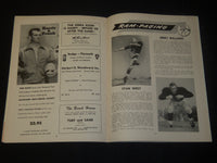 1950 OCTOBER 22 RAMS VS. COLTS PRO FOOTBALL PROGRAM - TITTLE- J 5496