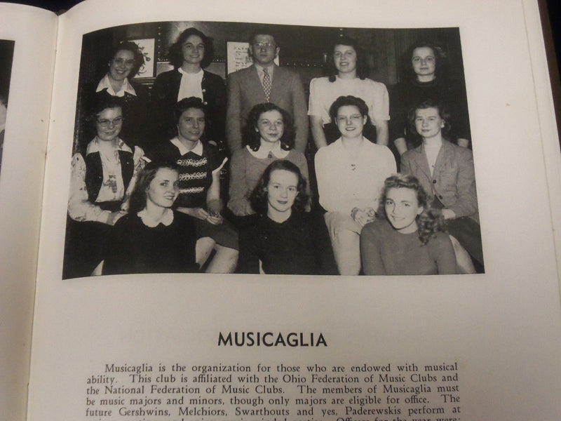 1946 PINE WHISPERS ASHLAND COLLEGE YEARBOOK - OHIO - GREAT PHOTOS - YB 510