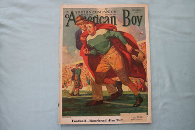 1939 OCTOBER AMERICAN BOY MAGAZINE - FOOTBALL COVER - E 26531