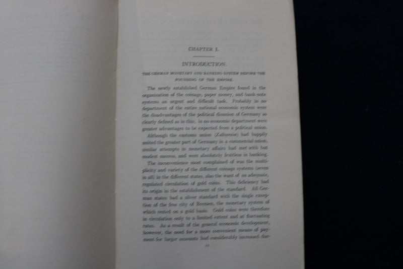 1910 NATIONAL MONETARY COMMISSION SENATE PUBLICATIONS - LOT OF 6 - O 3402