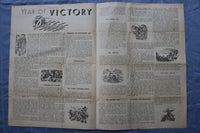1945 MAY CUSTER COMBATEER MAGAZINE -SURRENDER IN ITALY-VICTORY IN EUROPE- K 3122