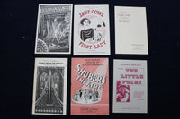 1950'S-1960'S THEATRE PROGRAMS - 33 PLAYBILLS AND 6 OTHERS - LOT OF 39 - O 3319