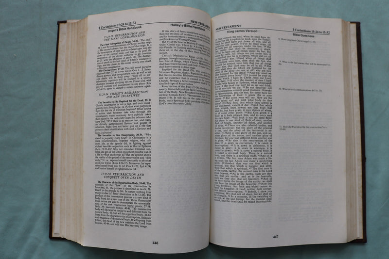 1979 BACK TO THE BIBLE, STUDY NEW TESTAMENT HARDCOVER BOOK  - KD 9667