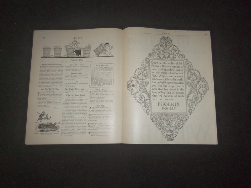 1920 NOVEMBER 25 LIFE MAGAZINE - THE PROFITEER - L 771M