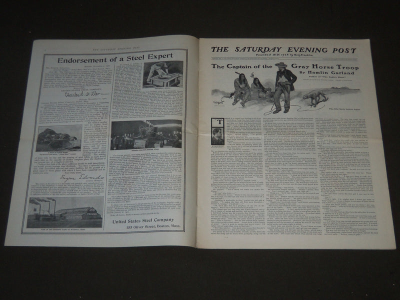 1901 DECEMBER 14 THE SATURDAY EVENING POST MAGAZINE - ILLUSTRATED COVER - SP 562