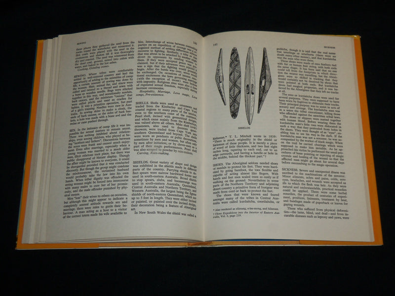 1974 AN ILLUSTRATED ENCYCLOPEDIA OF ABORIGINAL HARDCOVER BOOK - KD 7157