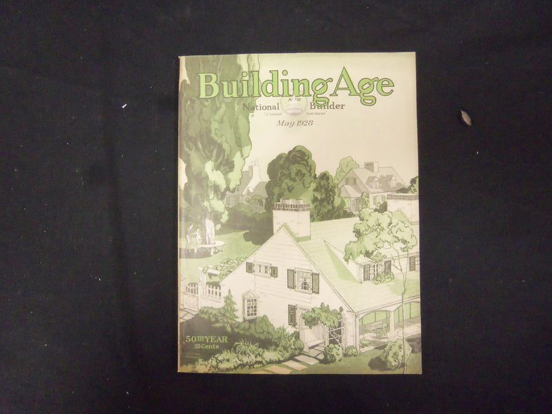 1928 MAY BUILDING AGE MAGAZINE - GREAT ADS & PHOTOS - ST 2952