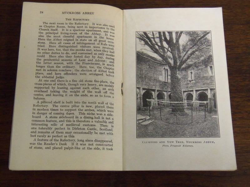 1926 & 1928 MUCKROSS ABBEY GUIDES LOT OF 2 - MAURICE R. WORIARTY - K 1279