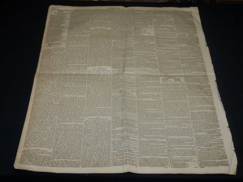 1842 MAY 21 NEW YORK OBSERVER NEWSPAPER - AMERICAN EDUCATION SOCIETY - NP 4845