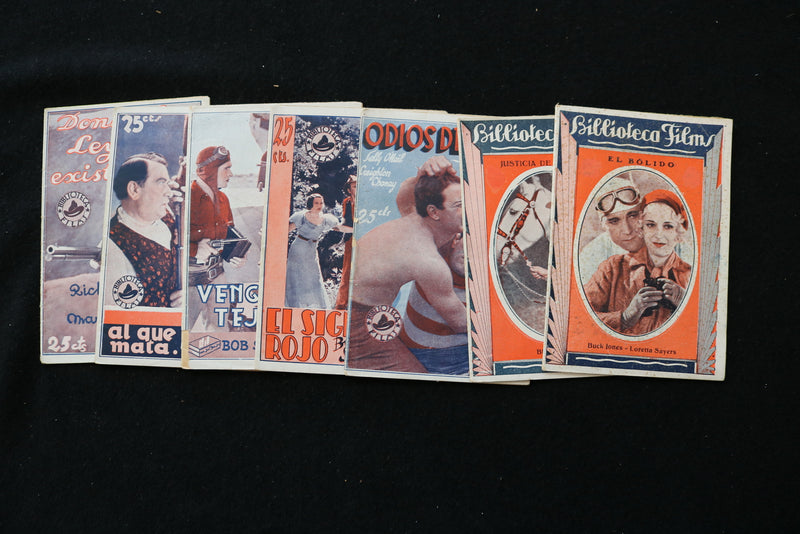 1920'S-1930'S BIBLIOTECA FILMS STORY BOOKS - SOFTCOVER - SPANISH - K 1981