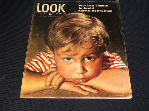 1946 MARCH 5 LOOK MAGAZINE - BOBBY LEAVITT FRONT COVER - E 20364