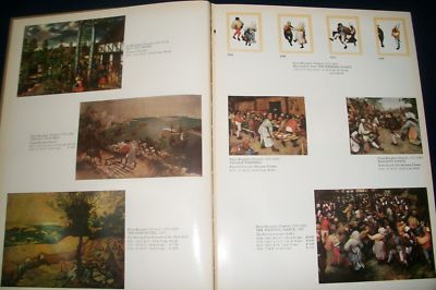 1965 FINE ART REPRODUCTIONS OF OLD & MODERN MASTERS BOOK - NICE PRINTS - KD 3139
