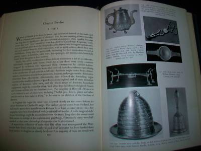 1957 SMALL ANTIQUE SILVERWARE BOOK BY G. BERNARD HUGHES - ILLUSTRATIONS- KD 2928