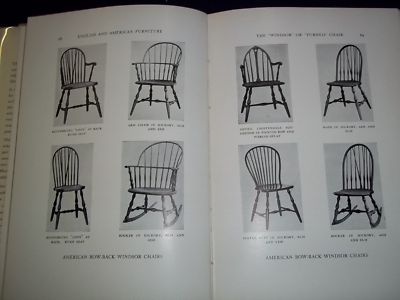 1929 ENGLISH & AMERICAN FURNITURE BOOK BY HERBERT CESCINSKY & HUNTER - KD 728A