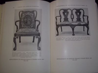1929 ENGLISH & AMERICAN FURNITURE BOOK BY HERBERT CESCINSKY & HUNTER - KD 728A