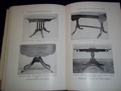 1929 ENGLISH & AMERICAN FURNITURE BOOK BY HERBERT CESCINSKY & HUNTER - KD 728A