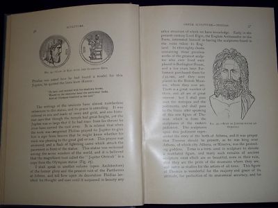 1885 SCULPTURE FOR BEGINNERS & STUDENTS BOOK BY CLARA ERSKINE-CLEMENT - KD 728D