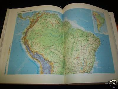 1984 THE PRENTICE HALL UNIVERSITY ATLAS - GREAT MAPS - KD 2967