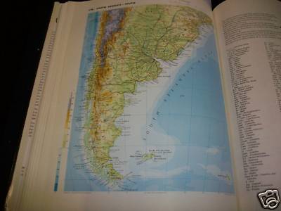 1984 THE PRENTICE HALL UNIVERSITY ATLAS - GREAT MAPS - KD 2967