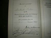 1925 DECLARATION OF INDEPENDENCE & CONSTITUTIONS OF US & NEW JERSEY BOOK- KD 781