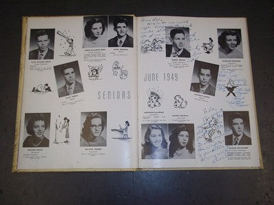 1949 CHRYSALIS NORTH ARLINGTON HIGH SCHOOL YEARBOOK - NICE PHOTOS - YB 617