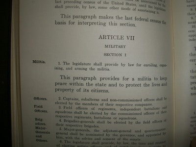 1925 DECLARATION OF INDEPENDENCE & CONSTITUTIONS OF US & NEW JERSEY BOOK- KD 781