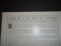 1905 VIEWS OF CANADIAN CITIES BOOK TORONTO OTTAWA MONTREAL QUEBEC - II 2299
