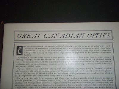 1905 VIEWS OF CANADIAN CITIES BOOK TORONTO OTTAWA MONTREAL QUEBEC - II 2299