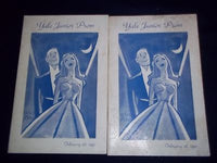 1931-1942 YALE PROM PROGRAM LOT 5 DIFFERENT - GREAT PHOTOS & ADS - O 1656