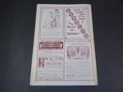 1898 JANUARY THE LADIES' WORLD MAGAZINE - GREAT PHOTOS AND ADS - SP 3038