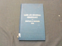1902 LABOR & INDUSTRIAL CHRONOLOGY BOOK - COMMONWEALTH OF MASSACHUSETTS-KD 1775A