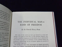 1965 MAY 29 INDIVIDUAL MAN BASIS OF FREEDOM BOOK - BY SIR PATRICK DEAN - KD 727M