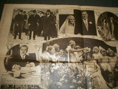 1930 MAY 10 LA PRESSE MAGAZINE ILLUSTRE' FRENCH NEWSPAPER COLOR COMICS - NP 1036