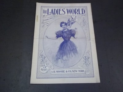 1898 FEBRUARY THE LADIES' WORLD MAGAZINE - GREAT PHOTOS AND ADS - SP 3037