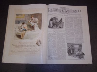 1898 SEPTEMBER THE LADIES' WORLD MAGAZINE - GREAT PHOTOS AND ADS - SP 3034