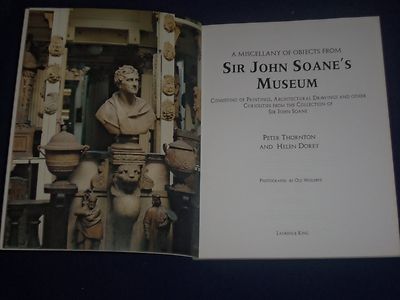1992 MISCELLANY OF OBJECTS FROM SIR JOHN SOANE'S MUSEUM SOFTCOVER BOOK - KD 1609