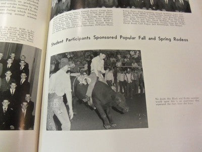 1967 OKLAHOMA STATE UNIVERSITY YEARBOOK - REDSKIN - STILLWATER - YB 208