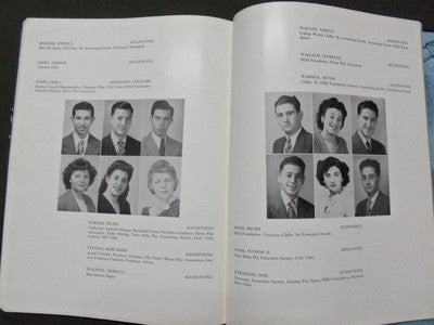 1946 CITY COLLEGE BUSINESS & CIVIC ADMIN SCHOOL YEARBOOK - NY - LEXICON - YB 330