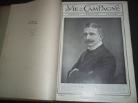 1910 JAN-JUN VIE A LA CAMPAGNE MAGAZINE VOLUME - FRENCH - NICE COVERS - KD 978