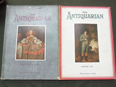 1929-1931 THE ANTIQUARIAN MAGAZINE LOT OF 8 DIFFERENT ISSUES - O 1809