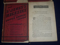1876 THE ST. JAMES MAGAZINE AND UNITED EMPIRE REVIEW LOT OF 4 DIFFERENT- O 2122