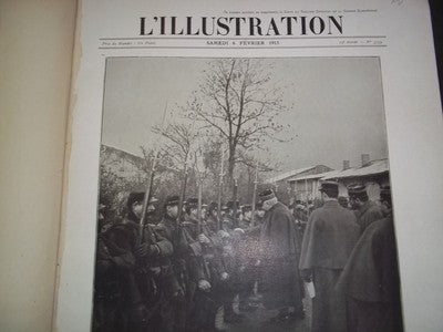 1915 FEB-JUL L'ILLUSTRATION MAGAZINE BOUND VOLUME - LUSITANIA SUNK - KD 724Q